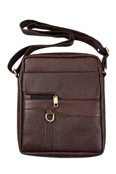 Genuine full-grain leather bag by SolviCraft Leather India
